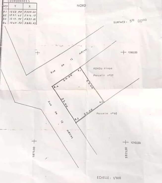 Vente d'un Terrain à 80.000.000 FCFA  : Littoral-Cotonou (Sètovi)