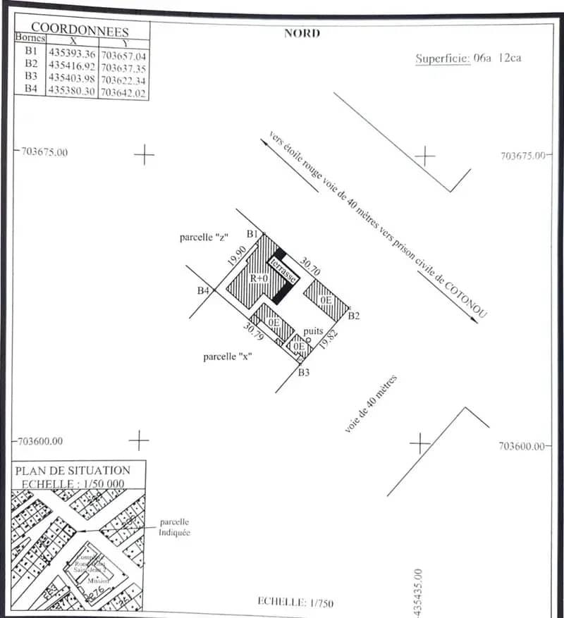 Vente d'un Terrain à 350.000.000 FCFA  : Littoral-Cotonou (St Jean)