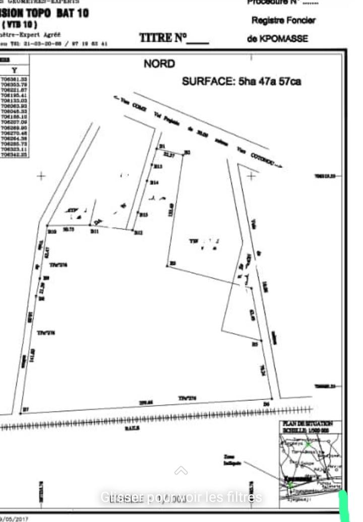 Vente d'un Terrain : Atlantique-Kpomassè (Agonkanmey )